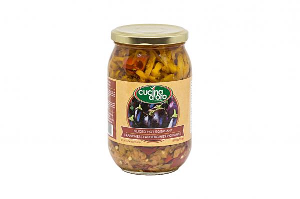 Sliced Hot Eggplants
